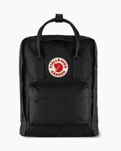 | Black Fjallraven Kanken Black, Kanken Classic, Backpack Fjallraven, Popular Backpacks, Fjällräven Kånken, Kanken Mini, Field Bag, Light Backpack, Classic Backpack