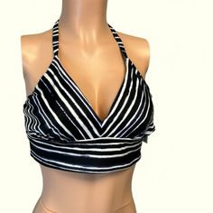 Eco Beach New Upf 50 Protection Blurred Lines Bralette Swim Top Size Large New With Tags Recycled Nylon Sustainable Comfort Hand Wash Up To 15" Across 15" Length Adjustable Straps Blurred Lines Style, Long Line, Bralette Swim Top Lightly Padded Upf 50 Protection Spring Vacation Striped Halter Top, Summer Striped Halter Top For Beach Season, Striped Summer Halter Top For Beach Season, Striped Halter Neck Top For Beach, Striped Halter Neck Top For Vacation, Striped Triangle Halter Top For Vacation, Striped Halter Top For Summer Beach, Striped Fitted Halter Top For Vacation, Lined Halter Top For Summer Beach