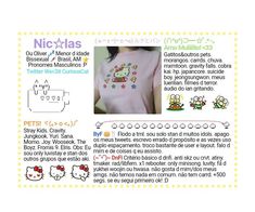 the instructions for how to sew a hello kitty t - shirt with pictures on it