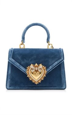 Borsaspalla Velvet Handbag by DOLCE & GABBANA Now Available on Moda Operandi Velvet Handbag, Cheap Purses, Popular Handbags, Perfect Handbag, Blue Purse, Handbags Affordable, Cheap Handbags, Cute Purses, Prada Handbags