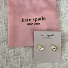 Iconic Spade Earrings Spade Earrings, Kate Spade Earrings, Spade Jewelry, Kate Spade Jewelry, Earrings Color, Kate Spade New York, Kate Spade, Jewelry Earrings, White Gold