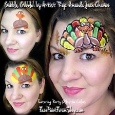 Thanksgiving Face Painting, Turkey Face Paint, Festival Face Paint, Turkey Face, Festival Face, Tattoo Quotes For Women, Arabic Tattoo Quotes, Arabic Tattoo, Face Painting Designs