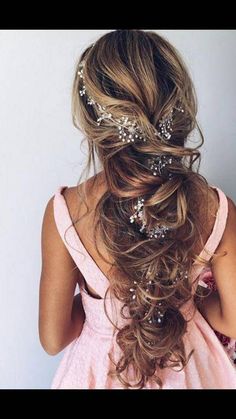 Long Bridal Hair, Unique Wedding Hairstyles, Braided Chignon, Best Wedding Hairstyles, Long Hair Updo, Princess Hairstyles, Wedding Hair Down