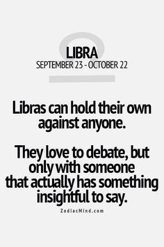 a white poster with the words libra on it