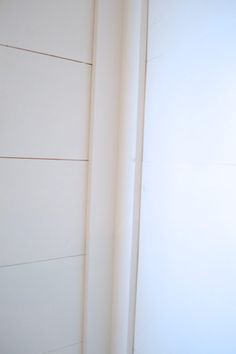 the corner of a room with white walls