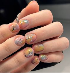 Short Funky Nails, Men Nails, Trends Nails, Unghie Nail Art, Pretty Gel Nails, Soft Nails