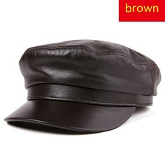 Product information: Pattern: Monochrome Color: black lambskin, brown lambskin Crown style: Flat Top Size: L(55-56cm),XL(57-58cm),2XL(59-60cm) Material: Leather Popular elements: Hip hop Brim shape: curly Applicable gender: neutral/both men and women Leather features: sheepskin Series: hat Style: Korean style Packing list: Hat*1 Product Image: Leather Winter Hat Fitted, Fitted Leather Winter Hat, Winter Leather Hat, Mens Newsboy Hat, Fiddler Cap, Working Dresses, Flat Top Hat, Flat Cap Men, Monochrome Color