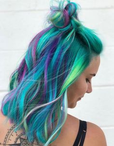 A women's lifestyle destination dedicated to style, entertainment, love, and living beautifully. Tips For Short Hair, Exotic Hair Color, Unicorn Hair Color, Pulp Riot Hair Color, Vivid Hair Color, Candy Hair, Hair Dye Colors