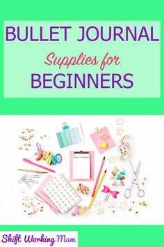 A list of essentials you need when you start a bullet journal. Bullet Journal Supplies, How To Be More Organized, Bullet Journal For Beginners, Journal Organization, Bullet Journal How To Start A, Crafts For Teens To Make, Bullet Journal Tracker, Bullet Journal Hacks