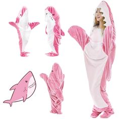 PRICES MAY VARY. NOTE: We recommend ordering a size larger than your regular size. FUN AND COMFORTABLE: The newly designed shark blanket is more flexible to wear, compared with ordinary wearable blankets, the shark costume can wrap the whole body. It helps you get into shark role play every time you wear it. SUITABLE FOR EVERYONE: Functions as a blanket and pajamas. Our sizes from small to plus size, making them perfect for everyone. No matter your age or size. GREAT COUPLES GIFT: The blanket ho