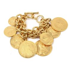 Moroccan Coin features Marrakech style statement jewelry featuring European currency replicas. Dangling gold coin pieces for the oversea Hobo-Bohemian fashion. Gold Coin Jewelry, Coin Bracelet, Vintage Inspired Jewelry, Gold Coin, Coin Jewelry, Bracelets Jewelry, Sea Glass Jewelry, Gold Coins, Vintage Bracelets