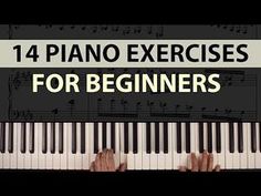 an image of piano exercises for beginners