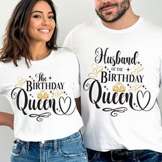 Birthday Needs, Design On Shirt, Tshirt Printing Business, Birthday Queen Svg, Queen Design, Queen Gifts, Queen Svg, T Shirt Svg, Queen Tshirt