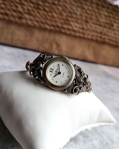 Women's Vintage Mechanical Watch Veltina, Watch With Stones, 1980s - Etsy Ukraine Vintage Watches With Polished Finish For Evening, Vintage Handmade Watches For Formal Occasions, Vintage Hallmarked Watches For Evening, Antique Collectible Watch With Polished Finish, Vintage Self-winding Watch, Ladies Watch, Mechanical Watch, Wrist Watches, Womens Watches