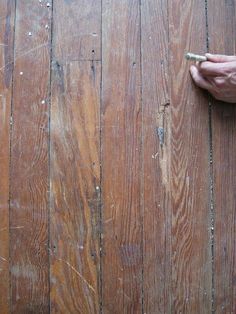 How to refinish a hardwood floor — the complete manifesto | Offbeat Home Block House, Flooring Ideas, Wooden Floor, Bedroom Flooring