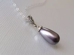 Wedding Mauve Light Purple Lilac Teardrop Pearl Pendant Necklace with .925 Sterling Silver Chain. CHAIN is 18 inches (45.7cm) long. PENDANT is about 1.06 inch (2.7cm) long including bail. BRIDAL NECKLACES SECTION: https://www.etsy.com/shop/LanaChayka?ref=seller-platform-mcnav&section_id=11638944 JEWELRY SETS SECTION: https://www.etsy.com/shop/LanaChayka?ref=seller-platform-mcnav&section_id=18873488 BRIDAL JEWELRY SETS SECTION: https://www.etsy.com/shop/LanaChayka?ref=seller-platform-mcnav&sectio Pearl Pendant Teardrop Necklace For Wedding, Elegant Drop Necklace With Pearl Pendant For Wedding, Teardrop Pearl Pendant Necklace For Wedding, Silver Drop Bridal Necklace Gift, Silver Drop Bridal Necklace As Gift, Silver Teardrop Bridal Necklace With Pearl Drop, Silver Teardrop Jewelry For Mother Of The Bride, Teardrop Bridal Necklace With Pearl Drop For Anniversary, Silver Teardrop Necklaces For Wedding