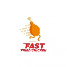 the logo for fast fried chicken, which is designed to look like an image of a chicken