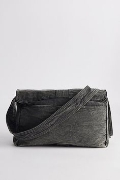 Classic look messenger bag with a flap top closure. Washed cotton bag with a secure latch closure front and rivet accents at the shoulder strap. Features Patched messenger bag Washed cotton bag Flap front Secure buckle down closure Shoulder strap Content + Care 100% Cotton Spot clean Imported | Patched Messenger Bag in Black, Men's at Urban Outfitters Cotton Crossbody Satchel For School, Canvas Flap Bags With Pockets, Canvas Bag With Flap And Pockets, Canvas Bag With Pockets And Flap Shape, Canvas Bags With Pockets And Flap Shape, Casual Flap Bag With Adjustable Strap, Urban Outfitters Shoulder Bag With Adjustable Strap, Black Cotton Shoulder Satchel, Urban Outfitters Shoulder Bag With Adjustable Strap For Everyday