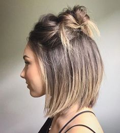 Short Hair Up, Heatless Hairstyles, Hairdos For Short Hair, Peinados Fáciles Para Cabello Corto, Penteado Cabelo Curto, Cute Hairstyles For Short Hair, Short Hair Styles Easy, Half Up Hair, Winter Hairstyles