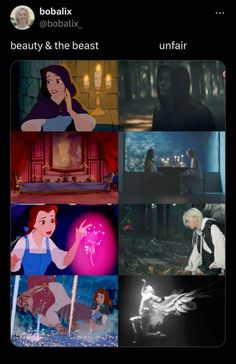 the beauty and the beast in disney's live action movie, which is being viewed on