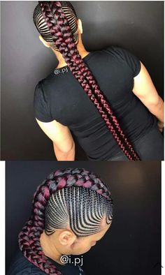 Braids To Try, Trendy Braids, Braided Mohawk Hairstyles, Lemonade Braids Hairstyles, Cornrows Braids For Black Women, African Hair Braiding Styles