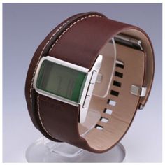 New in Box w Instructions DIESEL DZ-7034 DIGITAL WATCH BROWN GENUINE LEATHER WATCH BAND New old stock (from 2006) Dead battery will be replaced with a new one installed for no charge! I have other new watches listed too! Please check out the photos and feel free to message any questions. Thank you for your interest. Modern Brown Watches With Bracelet Strap, Rectangular Leather Analog Watch Accessories, Modern Brown Watches With Rectangular Dial, Modern Brown Watch With Rectangular Dial, Leather Watch With Bracelet Strap And Rectangular Dial, Modern Watches With Adjustable Strap, Modern Rectangular Leather Bracelet, Modern Brown Watch With Wrist Strap, Brown Leather Cuff Watch