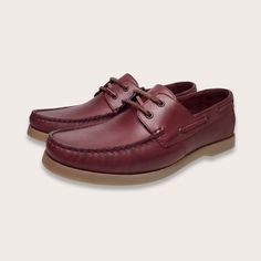 Dover ~ Oxblood  www.cooganlondon.com Oxblood Red, Leather Boat Shoes, Loafers Men, Red Leather, Leather Men