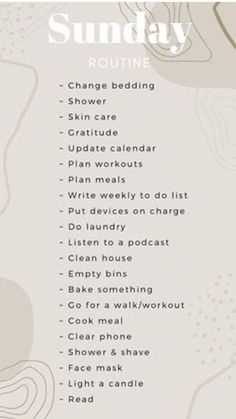 Daglig Motivation, Sunday Routine, Self Care Bullet Journal, Vie Motivation, Get My Life Together, Self Care Activities, Self Motivation, Self Care Routine, Self Improvement Tips