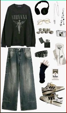 Rockstar Guy Outfit, Goth Nonbinary Outfits, Grunge X Academia, 90 Grunge Outfits Men, Different Styles Fashion List Names, Dark Y2k Fashion, Alt Transmasc Outfits, Grunge Man Outfit, Emo Skater Outfits