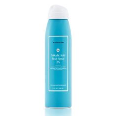 Daily salicylic acid acne treatment to clear and prevent new blemishes. Our innovative spray targets acne and fights breakouts in all the hard to reach places. Formula highlights include encapsulated salicylic acid & niacinamide to reduce oil production and a microbiome-supporting fermented complex to promote smoother, softer skin. The pH level of this formula is 5.00 – 5.50, to ensure optimal potency and support skin health.

To Use: Shake Well. Clean the skin thoroughly before application. Spr Dry Skin Acne, Salicylic Acid Acne, Body Acne, Acne Blemishes, Acne Skin, Look Here, Body Mist, Salicylic Acid, Facial Skin