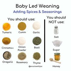 an image of different spices and seasonings for body care products that you should use