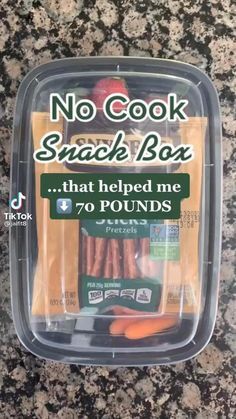 there is no cook snack box that helped me to pounds in this case,