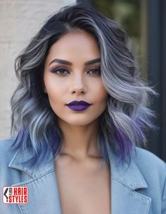 #hairstyles #haircut Winter is upon us, and it’s the perfect time to refresh your look with a new, vibrant hair color! Ombre styles, known for their beautiful gradient effects, are a fantastic choice to add warmth and elegance during the colder months. Here are 10 majestic ombre winter hair colors that will give your locks a stylish and sophisticated transformation, making them absolutely unmissable this season. 1. Frosted Silver to Midnight Black Start with frosty silver at the roots, gently... Silver To Red Ombre Hair, Brown To Silver Ombre, Hair Color Ombre, Silver Ombre Hair, Vibrant Hair Color, Grey Ombre Hair, Winter Hair Colors, Red Ombre Hair, Beautiful Gradient