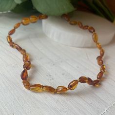 Amber Baby Teething Necklace - Teething Necklace Amber Teething Necklace, Baby Teething, Teething Necklace, Necklace Beads, Baby Fox, Amber Necklace, Amber Beads, Baby Teeth, Infants