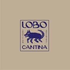 the logo for lobo, an italian brand that has been designed by graphic artist and designer