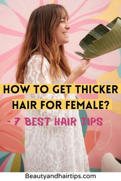 How to get thicker hair for female? - 7 best hair tips: Choosing the right Shampoo and conditioner While picking shampoo and conditioner there are some things you should consider, it is important to choose the shampoo that is with natural ingredients. Shampoo that contains almond, olive, milk protein, and essential oils are some of the best options for thin hair. Please click through for more tips. #Howtogetthickerhairforfemale7besthairtips | How to thicken fine hair| Hair tips| Hair| Milk Protein, Hair Tips