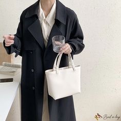 Bird in Bag - Fashion women's bag crossbody bag ladies shoulder tote bag senior sense of handbag Fall Shoulder Bag In Solid Color For Shopping, Chic Solid Color Bags For Fall, Elegant Solid Color Box Bag For Shopping, Solid Color Shopping Bag For Fall, Chic Top Handle Shoulder Bag With Solid Color, Chic Top Handle Shoulder Bag In Solid Color, Elegant Solid Color Bags For Daily Use, Fall Shopping Bags In Solid Color, Elegant Solid Color Bucket Bag With Double Handle