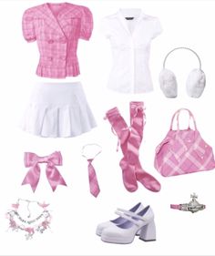 Magical Girl Aesthetic Outfit, Misa Pink Outfit, Kawaii Gamer Girl Outfit, Misa Amane Pink Outfit, Pink Magical Girl Outfit, Meg Griffin, Charm School, Pastel Outfit, Shein Outfits