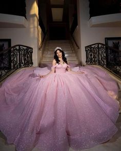 Dresses4you (@fashiondress479) • Instagram photos and videos Dresses For 15 Birthday, Pink Xv Dresses, Xv Dresses Pink, Ideas Para Xv Años, Quinceanera Pink Dresses, Ideas De 15, Pink Quince Theme, Light Pink Quinceanera Dresses, Pink Sweet 16 Dress