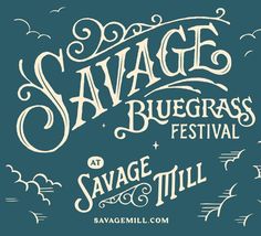 the poster for the stagecoach festival in savannah, ga with an old - fashioned tyural type