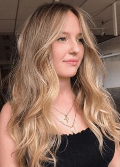 Neutral Honey Blonde Hair, Lived In Golden Blonde Balayage, Neutral Blonde Balayage, Peach Blonde, Golden Blonde Balayage, Lived In Blonde