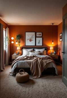 Basement Bedroom Ideas Cozy Basement Bedroom, Small Basement Bedroom Ideas, Small Basement Bedroom, Burgundy Bedroom, Basement Bedroom Ideas, Japandi Interior Design, Inviting Bedroom, Basement House Plans, Cozy Basement