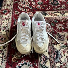 Platform Sneakers Off White Bottom With White Black And Grey Good Condition - Worn A Few Times New Balance Ct302, New Balance White, Shoes New Balance, New Balance Shoes, Platform Sneakers, Mens Shoes Sneakers, Cream White, New Balance, White Black