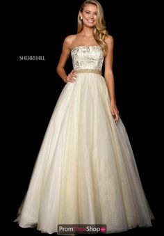 Sherri Hill Dress 53256 | PromDressShop.com Ball Outfits, Sherri Hill Dress, Parade Dress, Sherri Hill Prom, Full Tulle Skirt, Prom Dress Stores, Royal Dresses, Prom Dress Styles