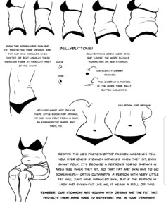 the instructions for how to draw bikinis