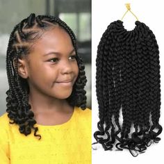 Amazon.com : 7 Packs Crochet Box Braids Curly Ends 10 Inch Crochet Braids Box Braid Crochet Hair for Black Women (10 Inch, 1B) : Beauty & Personal Care Crochet Box Braids Hairstyles Medium, Box Braids Curly Ends, Box Braids Curly, Braids Curly Ends, Crochet Braids For Kids, Medium Hair Braids, Hair For Black Women, Crochet Box Braids, Curly Braids