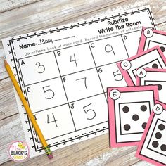 printable numbers and letters worksheets for students to practice number recognition in the classroom