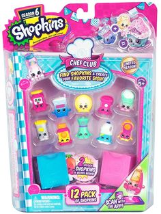 the littlest shopkins toys are in their packaging