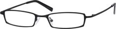 A narrow size hypoallergenic stainless steel fashion full-rim frame with floating lens at the outer edges. | Zenni Lightweight Rectangle Prescription Glasses Black Stainless Steel Frame Black Rectangle Glasses, Childrens Glasses, Oval Glasses, Rectangle Glasses, Optical Shop, Zenni Optical, Cool Glasses, Black Rectangle, New Glasses