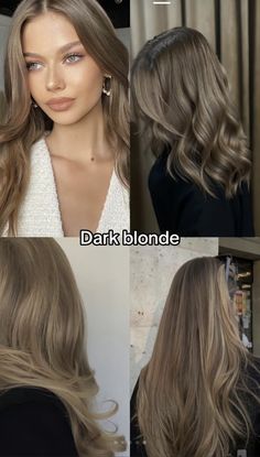 Dark Blonde Hair Solid Color, Hair Colour For Grey Eyes, Light Medium Skin Tone Hair Color, Blue Eyes Dark Blonde Hair, Hair Colour Cool Skin Tone, Hair Color For Medium Neutral Skin Tone, Blonde Hair Fair Skin Brown Eyes, Blonde Hair From Black